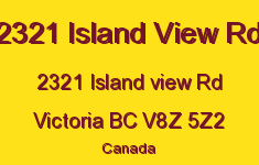 2321 Island View Rd 2321 Island View V8Z 5Z2